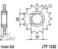 Prednji lančanik JT JTF 1332-15RB 15T, 525